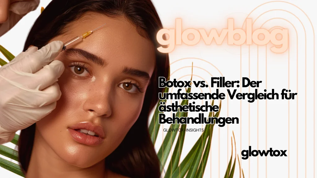 Blog Bild glowtox Botox vs Filler hübsche Frau wird gespritzt